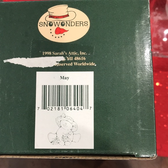 1998 May Snowonders Snowman Figurine by Sarah’s Attic - Picture 8 of 11